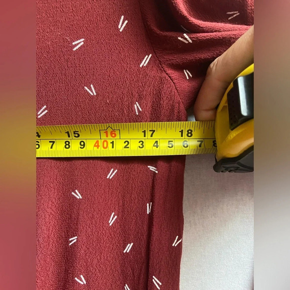 Ann Taylor LOFT Floral Ruffle Trim  Shift Dress Sz S - Picture 13 of 13